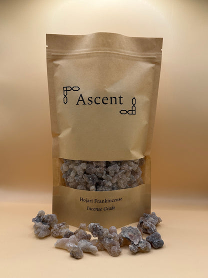 Hojari frankincense incense grade resin ready for burning on charcoal